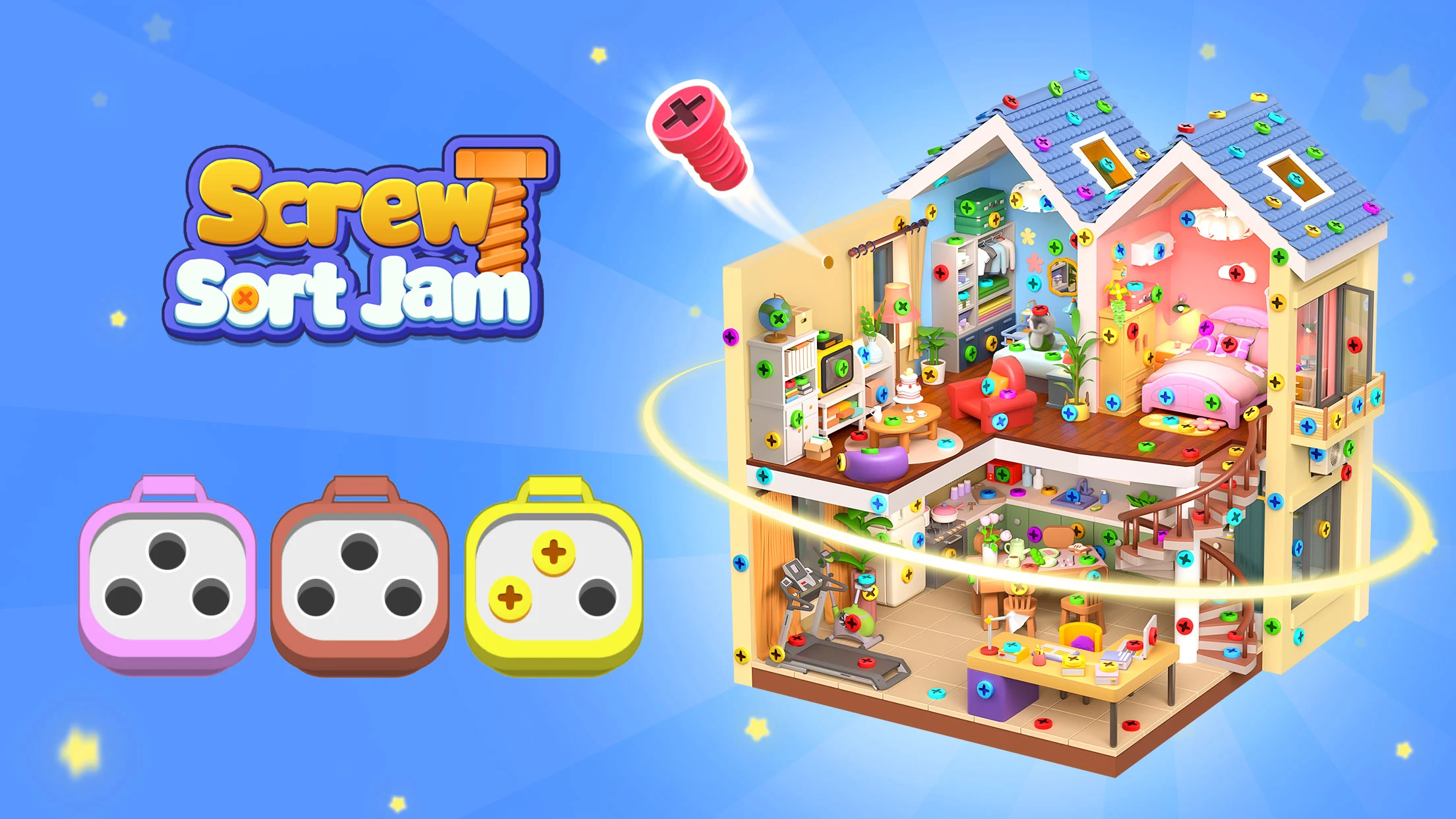 Screw Sort Jam™ - Screw Puzzle screenshot